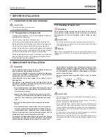 Preview for 15 page of Hitachi RAI-50PPD Installation And Operation Manual