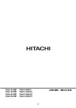 Preview for 82 page of Hitachi RAK-15QEF Service Manual