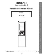 Предварительный просмотр 34 страницы Hitachi RAK-15QPB Manual