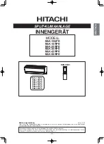 Предварительный просмотр 11 страницы Hitachi RAK-15QPE Instruction Manual