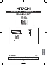 Предварительный просмотр 81 страницы Hitachi RAK-15QPE Instruction Manual