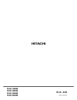 Предварительный просмотр 77 страницы Hitachi RAK-18NH6 Service Manual