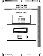 Hitachi RAK-18NH6A Instruction Manual preview