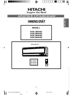 Preview for 5 page of Hitachi RAK-18NH6A Instruction Manual