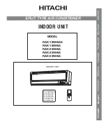 Preview for 1 page of Hitachi RAK-18NH6AS Manual