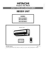 Preview for 1 page of Hitachi RAK-18NHA1 Instruction Manual