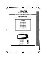 Hitachi RAK-18QH8B Instruction Manual preview