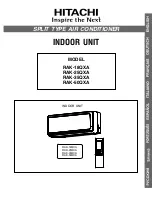 Hitachi RAK-18QXA Manual preview