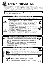 Preview for 2 page of Hitachi RAK-18QXA Manual