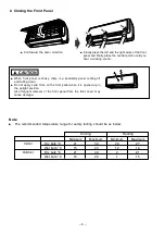 Предварительный просмотр 6 страницы Hitachi RAK-18QXA Manual