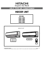 Hitachi RAK-25N5 Instruction Manual preview