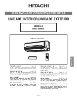 Preview for 131 page of Hitachi RAK-50NH5 Instruction Manual