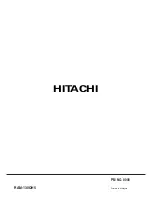 Preview for 84 page of Hitachi RAM-130QH5 Service Manual