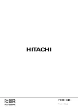 Preview for 87 page of Hitachi RAM-36NP2A Service Manual