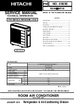 Hitachi RAM-68NP3B Service Manual preview