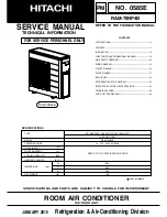 Hitachi RAM-70NP4B Service Manual предпросмотр