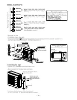 Предварительный просмотр 17 страницы Hitachi RAM-70NP4B Service Manual