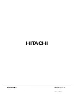 Preview for 83 page of Hitachi RAM-90QH5 Service Manual