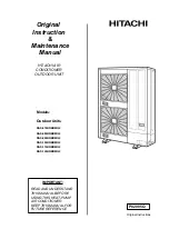 Preview for 1 page of Hitachi RAS-070HNBRMQ2 Manual