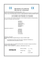 Preview for 3 page of Hitachi RAS-070HNBRMQ2 Manual