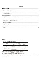 Preview for 2 page of Hitachi RAS-1.0PNNBDH1 Installation & Maintenance Manual