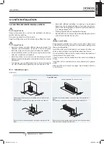 Preview for 19 page of Hitachi RAS-10HNCE Installation And Operation Manual