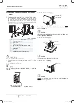 Preview for 24 page of Hitachi RAS-10HNCE Installation And Operation Manual