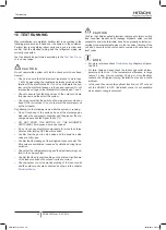 Preview for 40 page of Hitachi RAS-10HNCE Installation And Operation Manual