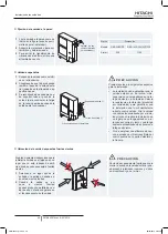 Preview for 58 page of Hitachi RAS-10HNCE Installation And Operation Manual