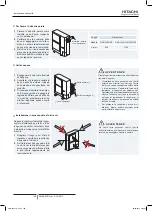 Preview for 166 page of Hitachi RAS-10HNCE Installation And Operation Manual