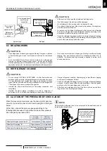 Preview for 27 page of Hitachi RAS-12-HNC Instruction Manual