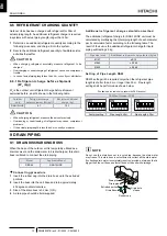 Preview for 28 page of Hitachi RAS-12-HNC Instruction Manual