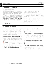 Preview for 34 page of Hitachi RAS-12-HNC Instruction Manual