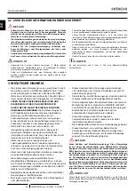 Preview for 52 page of Hitachi RAS-12-HNC Instruction Manual