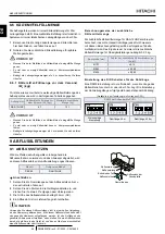 Preview for 62 page of Hitachi RAS-12-HNC Instruction Manual