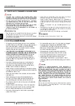 Preview for 120 page of Hitachi RAS-12-HNC Instruction Manual