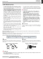 Предварительный просмотр 13 страницы Hitachi RAS-12FSNM Instruction Manual