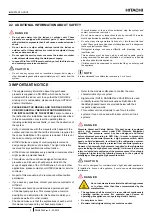 Preview for 14 page of Hitachi RAS-2.5WHVRP Instruction Manual