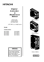 Preview for 2 page of Hitachi RAS-3.0HNSKQ Original Instruction