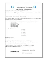 Preview for 4 page of Hitachi RAS-3.0HNSKQ Original Instruction