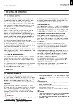 Preview for 19 page of Hitachi RAS-4-6FSVNME Instruction Manual