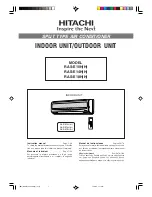 Preview for 1 page of Hitachi RAS-E10H Instruction Manual