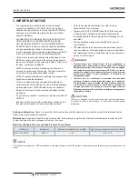 Предварительный просмотр 12 страницы Hitachi RASC-10HNPE Instruction Manual