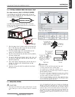 Предварительный просмотр 21 страницы Hitachi RASC-10HNPE Instruction Manual