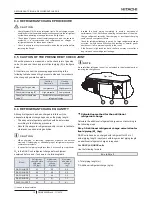 Предварительный просмотр 22 страницы Hitachi RASC-10HNPE Instruction Manual