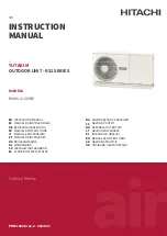 Hitachi RASM-2VRE Instruction Manual preview