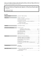 Preview for 2 page of Hitachi RAW-25NH2A Operation Manual