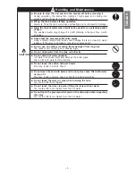 Preview for 5 page of Hitachi RAW-25NH2A Operation Manual