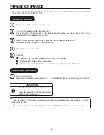 Preview for 8 page of Hitachi RAW-25NH2A Operation Manual