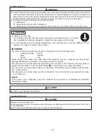 Preview for 24 page of Hitachi RAW-25NH2A Operation Manual